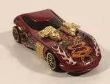 2001 Hot Wheels Extreme Sports Twin Mill II Dark Red Die Cast Toy Car Vehicle