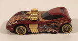 2001 Hot Wheels Extreme Sports Twin Mill II Dark Red Die Cast Toy Car Vehicle