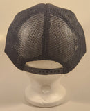 Vintage 1980s International Insignia SWAT Black Snapback Mesh Trucker Cap Hat