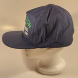 Vintage Vegetation Steam Management E & N Rail 1991 Dark Blue Snapback Trucker Cap Hat