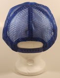 Vintage Kathy Mattea Country Singer Blue Snapback Mesh Trucker Cap Hat