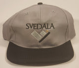 Vintage Svedala Black and Grey Snapback Trucker Cap Hat