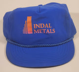 Vintage Indal Metals Blue Snapback Trucker Cap Hat