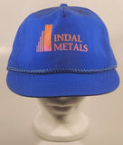 Vintage Indal Metals Blue Snapback Trucker Cap Hat