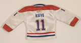 2003 McDonald's NHL Hockey Heroes Montreal Canadiens #11 Saku Koivu Mini Toy CCM Jersey
