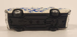 2004 New Ray 1979 Oldsmobile Cutlass 4-4-2 Convertible White with Blue Flames 1/43 Scale Die Cast Toy Car Vehicle