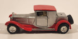 Sunnyside Superior SS-301 No. 32333 1928 Bugatti Type 44 Y-24 Silver and Red Pull Back Die Cast Toy Car Vehicle