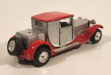 Sunnyside Superior SS-301 No. 32333 1928 Bugatti Type 44 Y-24 Silver and Red Pull Back Die Cast Toy Car Vehicle