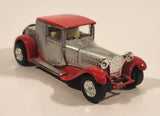 Sunnyside Superior SS-301 No. 32333 1928 Bugatti Type 44 Y-24 Silver and Red Pull Back Die Cast Toy Car Vehicle