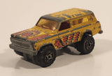 Vintage Majorette No. 236 4x4 Cherokee Big Chief Yellow 1:64 Scale Die Cast Toy Car SUV Vehicle