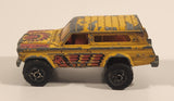 Vintage Majorette No. 236 4x4 Cherokee Big Chief Yellow 1:64 Scale Die Cast Toy Car SUV Vehicle