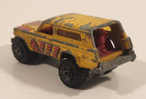 Vintage Majorette No. 236 4x4 Cherokee Big Chief Yellow 1:64 Scale Die Cast Toy Car SUV Vehicle