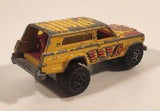 Vintage Majorette No. 236 4x4 Cherokee Big Chief Yellow 1:64 Scale Die Cast Toy Car SUV Vehicle