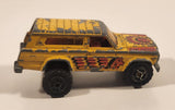 Vintage Majorette No. 236 4x4 Cherokee Big Chief Yellow 1:64 Scale Die Cast Toy Car SUV Vehicle