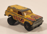 Vintage Majorette No. 236 4x4 Cherokee Big Chief Yellow 1:64 Scale Die Cast Toy Car SUV Vehicle
