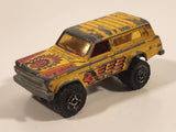 Vintage Majorette No. 236 4x4 Cherokee Big Chief Yellow 1:64 Scale Die Cast Toy Car SUV Vehicle
