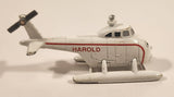 1991 ERTL Britt Allcroft Thomas The Tank Engine & Friends Harold Helicopter White Die Cast Toy Aircraft