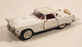 Majorette 1956 Ford Thunderbird SS 1/32 Scale White Die Cast Toy Car Vehicle with Opening Doors