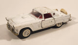 Majorette 1956 Ford Thunderbird SS 1/32 Scale White Die Cast Toy Car Vehicle with Opening Doors