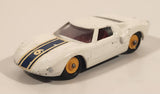 Vintage 1965 Lesney Matchbox Series No. 41 Ford G.T. White Die Cast Toy Car Vehicle