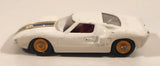 Vintage 1965 Lesney Matchbox Series No. 41 Ford G.T. White Die Cast Toy Car Vehicle