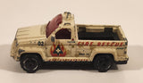 2001 Matchbox Playset: Fire Rescue Troop Carrier Truck Beige Die Cast Toy Car Vehicle