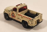 2001 Matchbox Playset: Fire Rescue Troop Carrier Truck Beige Die Cast Toy Car Vehicle