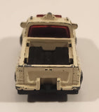 2001 Matchbox Playset: Fire Rescue Troop Carrier Truck Beige Die Cast Toy Car Vehicle