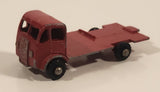 Vintage 1957 Lesney No. 35 Marshall Horse Box MK7 Red Die Cast Toy Car Vehicle
