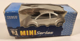 1997 Maisto Tesco Mini Series Volkswagen New Beetle Silver 1/64 Scale White Die Cast Toy Car Vehicle New with Box