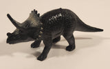 S.H. Black Triceratops 5 1/2" Long Dinosaur Toy Figure