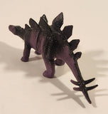 S.H. Black and Purple Stegosaurus 5" Long Dinosaur Toy Figure