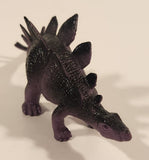 S.H. Black and Purple Stegosaurus 5" Long Dinosaur Toy Figure