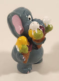 Ferrero Kinder Surprise Elephant Holding Ice Cream Cones 1 1/2" PVC Toy Figure