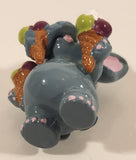 Ferrero Kinder Surprise Elephant Holding Ice Cream Cones 1 1/2" PVC Toy Figure