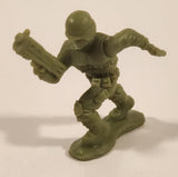 2015 Lanard Running Army Man Soldier 1 3/4" Light Green Plastic Toy Figure