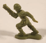 2015 Lanard Running Army Man Soldier 1 3/4" Light Green Plastic Toy Figure
