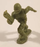 2015 Lanard Running Army Man Soldier 1 3/4" Light Green Plastic Toy Figure