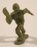 2015 Lanard Running Army Man Soldier 1 3/4" Light Green Plastic Toy Figure