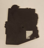 Arizona State Shaped 2 1/2" x 3" Rubber Fridge Magnet