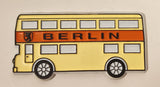 Berlin Bus Shaped 1 1/2" x 3" Rubber Fridge Magnet