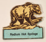 Radium Hot Springs 1 3/4" x 2" Rubber Fridge Magnet