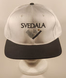 Vintage Svedala Black and White Snapback Trucker Cap Hat
