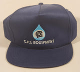 Vintage C.P.I. Equipment Dark Blue Snapback Trucker Cap Hat