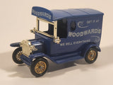 Vintage 1983 Lledo Models of Days Gone DG 6039 1920 Ford Model T Van Blue Woodward's Die Cast Toy Car Vehicle