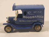 Vintage 1983 Lledo Models of Days Gone DG 6039 1920 Ford Model T Van Blue Woodward's Die Cast Toy Car Vehicle