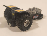 1990 Galoob Micro Machines Tractor Pull Black Die Cast Toy Car Vehicle
