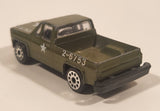 Zee Toys Zylmex Dyna Wheels GMC Chevy Fleetside Truck D99 #77 Army Green 2-6753 Diecast Toy Car Vehicle