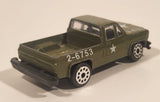 Zee Toys Zylmex Dyna Wheels GMC Chevy Fleetside Truck D99 #77 Army Green 2-6753 Diecast Toy Car Vehicle