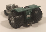 1990 Galoob Micro Machines Tractor Pull Green Die Cast Toy Car Vehicle